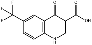 4-oxo-6-(trifluoromethyl)-1,4-dihydroquinoline-3-carboxylic acid Structure