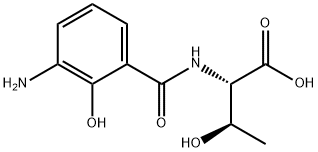 N-(3-Amino-2-hydroxybenzoyl)-L-threonine Structure