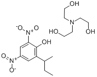 2-SEC-BUTYL-4,6-DINITROPHENOL TRIETHANOLAMINE SALT Structure