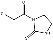 2-Imidazolidinethione, 1-(chloroacetyl)- (9CI) 구조식 이미지