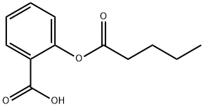 2-VALERYLOXYBENZOIC ACID Structure