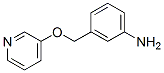 Benzenamine, 3-[(3-pyridinyloxy)methyl]- (9CI) 구조식 이미지