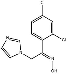 (Z)-2'-(1H-Imidazole-1-yl)-2,4-dichloroacetophenone oxime  구조식 이미지