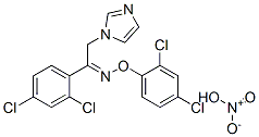 Oxiconazole nitrate 구조식 이미지