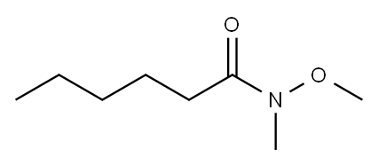 N-Methoxy-N-methylhexanamide 구조식 이미지