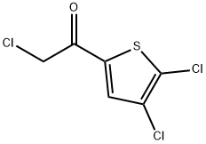 2-CHLORO-1-(4,5-DICHLORO-2-THIENYL)ETHAN-1-ONE 구조식 이미지