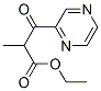 ethyl alpha-methyl-beta-oxopyrazinepropionate  Structure