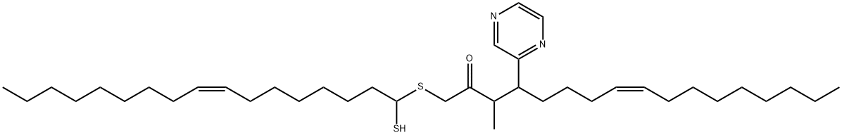 4-Methyl-5-(pyrazin-2-yl)-3H-1,2-dithiol-3-one 구조식 이미지