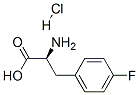 4-FLUORO-L-PHENYLALANINE HYDROCHLORIDE 구조식 이미지