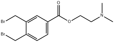 2-디메틸아미노에틸3,4-비스(브로모메틸)벤조에이트 구조식 이미지