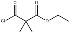 2-클로로카보닐-2-메틸-프로피온산에틸에스테르 구조식 이미지