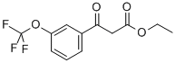 ETHYL 3-OXO-3-(3-(TRIFLUOROMETHOXY)PHENYL)PROPANOATE Structure