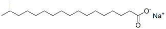 sodium isooctadecanoate Structure