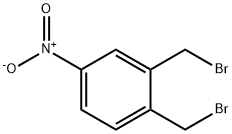1,2-BIS(브로모메틸)-4-니트로벤젠 구조식 이미지