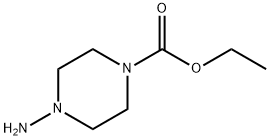 1-피페라진카르복실산,4-아미노-,에틸에스테르(9CI) 구조식 이미지