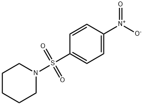 1-[(4-니트로페닐)술포닐]피페리딘 구조식 이미지