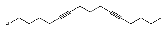 1-Chloro-5,10-pentadecadiyne Structure