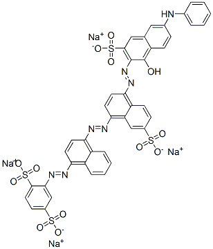 6428-58-6 tetrasodium 2-[[4-[[4-[[1-hydroxy-6-(phenylamino)-3-sulphonato-2-naphthyl]azo]-7-sulphonato-1-naphthyl]azo]-1-naphthyl]azo]benzene-1,4-disulphonate 