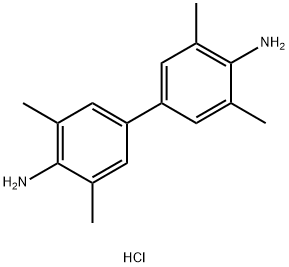3,3',5,5'-Tetramethylbenzidine dihydrochloride Structure