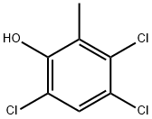 3,4,6-Trichloro-o-cresol Structure