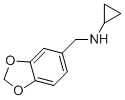 N-(1,3-BENZODIOXOL-5-YLMETHYL)CYCLOPROPANAMINE Structure