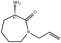 2H-Azepin-2-one,3-aminohexahydro-1-(2-propenyl)-,(3S)-(9CI) Structure