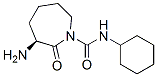 1H-Azepine-1-carboxamide,3-amino-N-cyclohexylhexahydro-2-oxo-,(3S)- 구조식 이미지