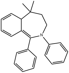 3,4,5,5a-Tetrahydro-5,5-dimethyl-1,2-diphenyl-2H-2-benzazepine 구조식 이미지