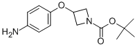 1-BOC-3-(4-AMINOPHENOXY)-AZETIDINE 구조식 이미지