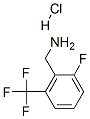 2-FLUORO-6-TRIFLUOROMETHYL-BENZYLAMINE HYDROCHLORIDE 구조식 이미지