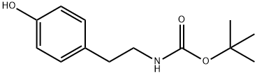 N-Boc-tyramine Structure
