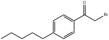 2-BROMO-1-(4-PENTYLPHENYL)ETHAN-1-ONE 구조식 이미지