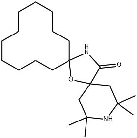 2,2,4,4-tetramethyl-7-oxa-3,20-diazadispiro[5.1.11.2]-henicosan-21-one 구조식 이미지