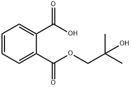 1,2-Benzenedicarboxylic Acid Mono(2-hydroxy-2-Methylpropyl) Ester 구조식 이미지