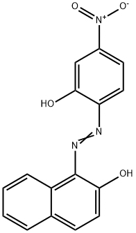 1-[(2-hydroxy-4-nitrophenyl)azo]-2-naphthol  구조식 이미지