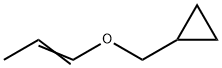 (1-Propenyloxy)methylcyclopropane Structure