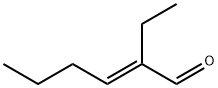 2-ETHYL-2-HEXENAL Structure