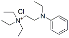 triethyl[2-(ethylphenylamino)ethyl]ammonium chloride Structure