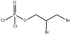 Dichlorophosphinic acid 2,3-dibromopropyl ester Structure