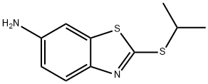 6-Benzothiazolamine,2-[(1-methylethyl)thio]-(9CI) Structure