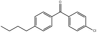 4-N-BUTYL-4'-CHLOROBENZOPHENONE Structure