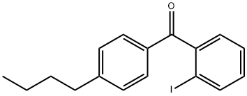 4-N-BUTYL-2'-IODOBENZOPHENONE Structure