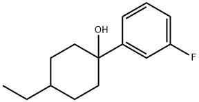 Cyclohexanol, 4-ethyl-1-(3-fluorophenyl)- (9CI) 구조식 이미지