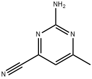 2-AMINO-4-CYANO-6-METHYLPYRIMIDINE Structure