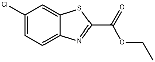 6-클로로-2-벤조티아졸탄산에틸에스테르 구조식 이미지