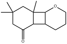 octahydro-7,7,8a-trimethyl-2H-benzo[3,4]cyclobuta[1,2-b]pyran-5(8H)-one  구조식 이미지