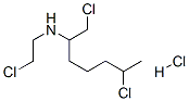 1,6-디클로로-N-(2-클로로에틸)-2-헵탄아민염산염 구조식 이미지