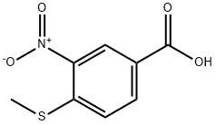 4-(METHYLTHIO)-3-NITROBENZOIC ACID Structure