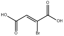 (Z)-Bromofumaric acid 구조식 이미지