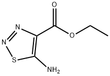 5-AMINO-1,2,3-THIADIAZOLE-4-CARBOXYLIC ACID ETHYL ESTER 구조식 이미지